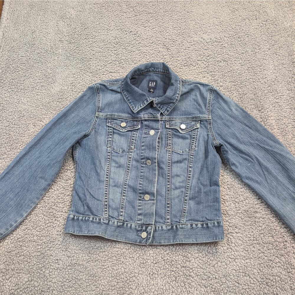 Gap Jean Jacket Women's Size M Blue (0643)